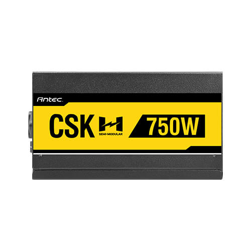 Antec Power Supply CSK 750H 80+ Bronze Certified 750W Semi Modular Antec Power Supply CSK 750H 80+ Bronze Certified 750W Semi Modular